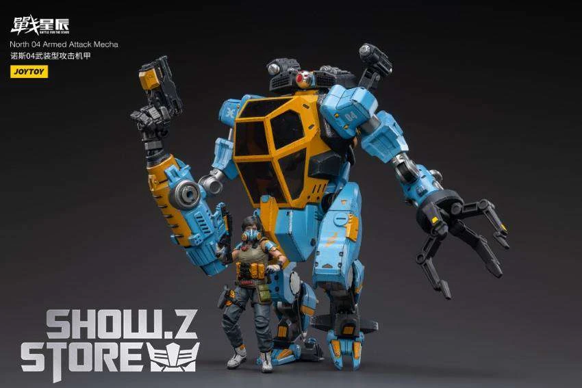 JoyToy Source 1/18 North 04 Armed Attack Mecha W/ Pilot - Image 13
