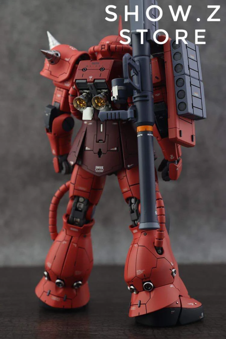 Metal Club MC 1/100 MS-06S Char's Red Zaku II Metal Build Anaheim Factory Style - Image 5