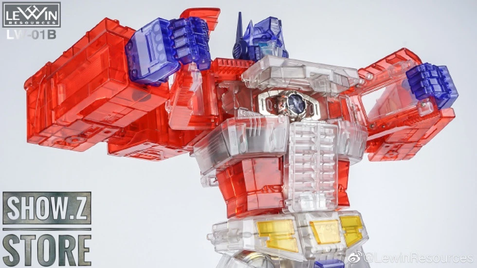 Lewin Resources LW-01B Optimus Prime Clear Limited Edition W/ LED - Image 4