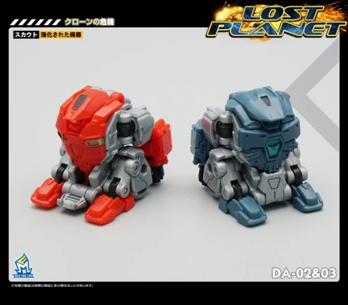 MechFansToys MFT Lost Planet Powered-suit DA02 Red & DA03 Blue Diaclone - Image 7