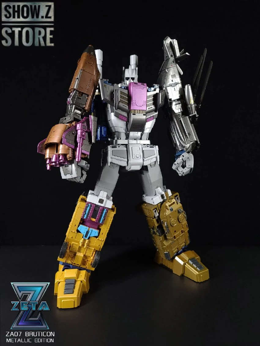 Zeta Toys ZA-07 Bruticon Bruticus Metallic Edition Full Set Of 5 - Image 4