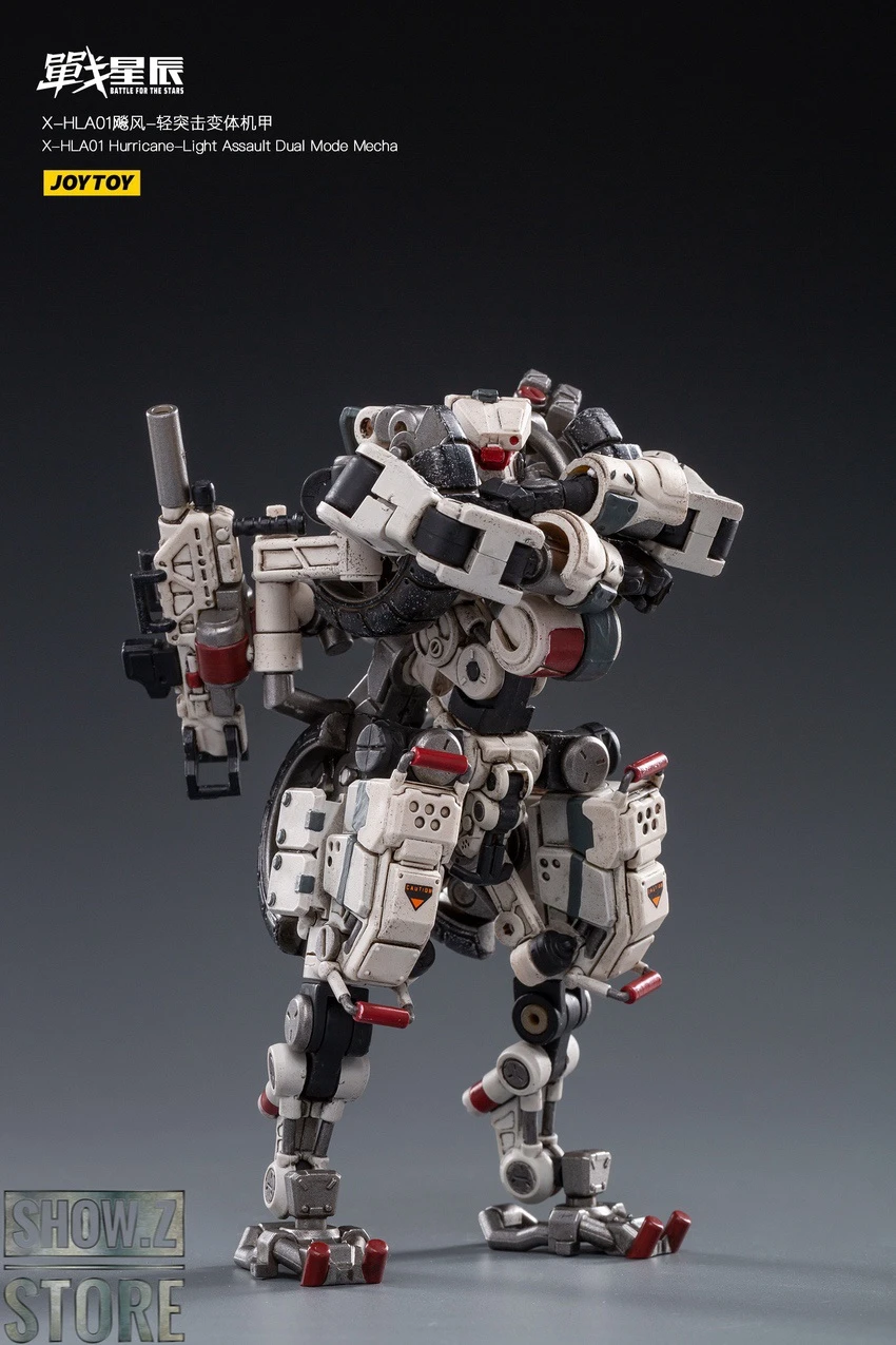 JoyToy Source 1/18 X-HLA01 Hurricane Light Assault Dual Mode Mecha White - Image 7