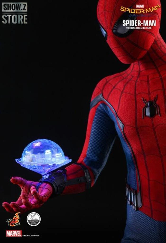 Hot Toys HotToys HT QS015 1/4 Spider-Man Homecoming Collectible Figure Deluxe Version - Image 6